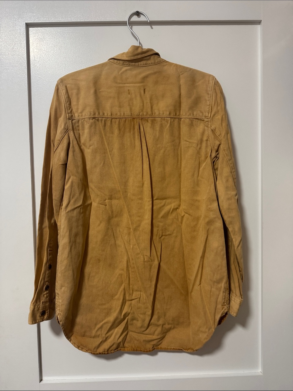 Madewell Mustard-Tan Utility Shirt Jacket - Picture 4 of 4